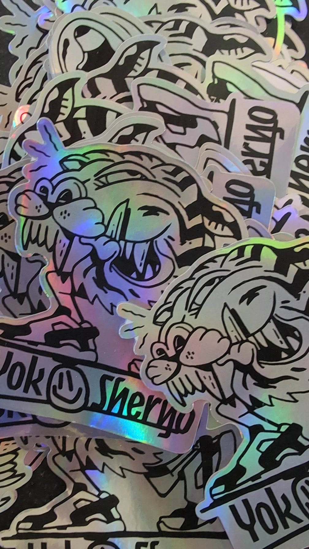 Holographic Hefty Sticker Pack