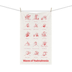 Waves of Yeahnahnesia Tea Towel