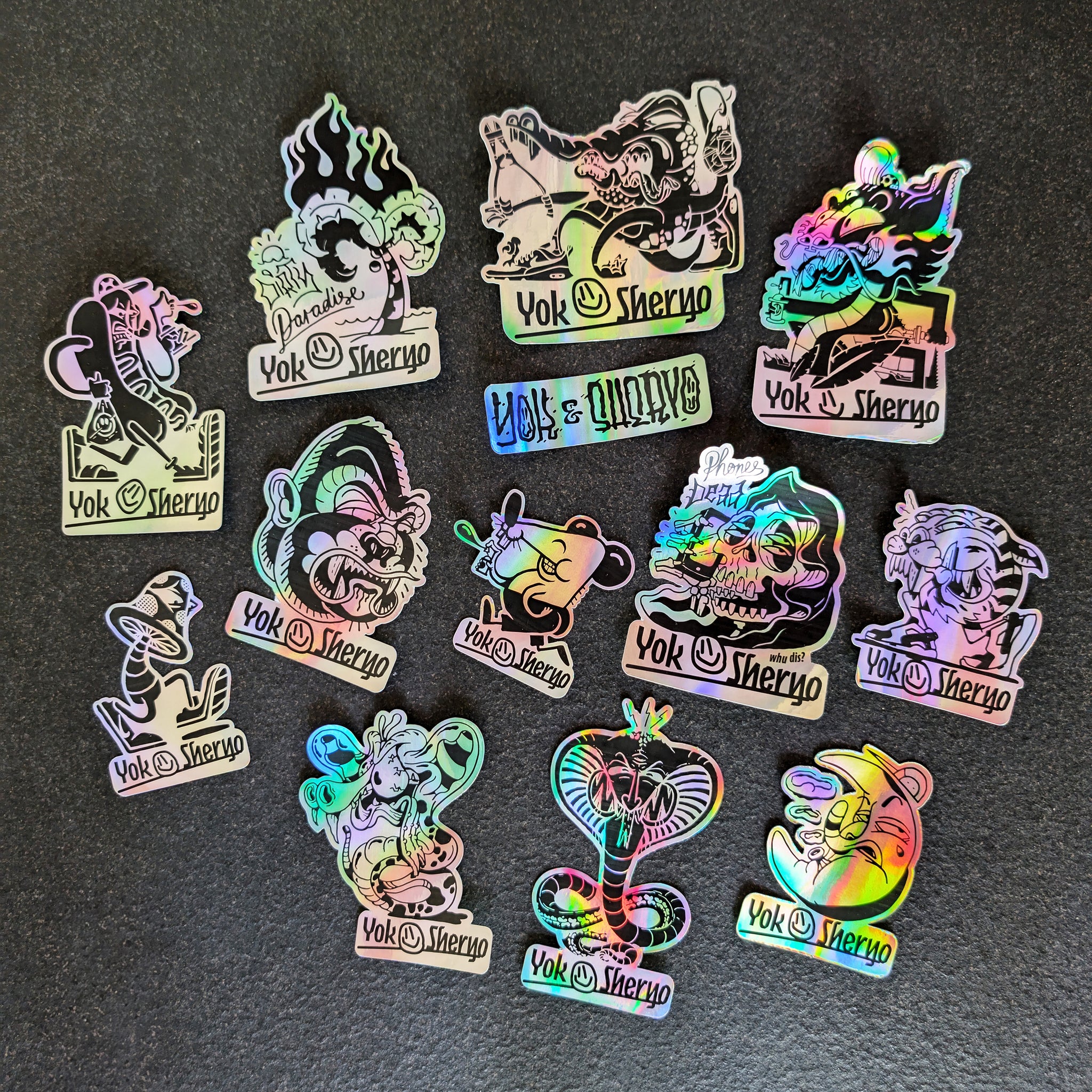 Hefty Rainbow Sticker Pack