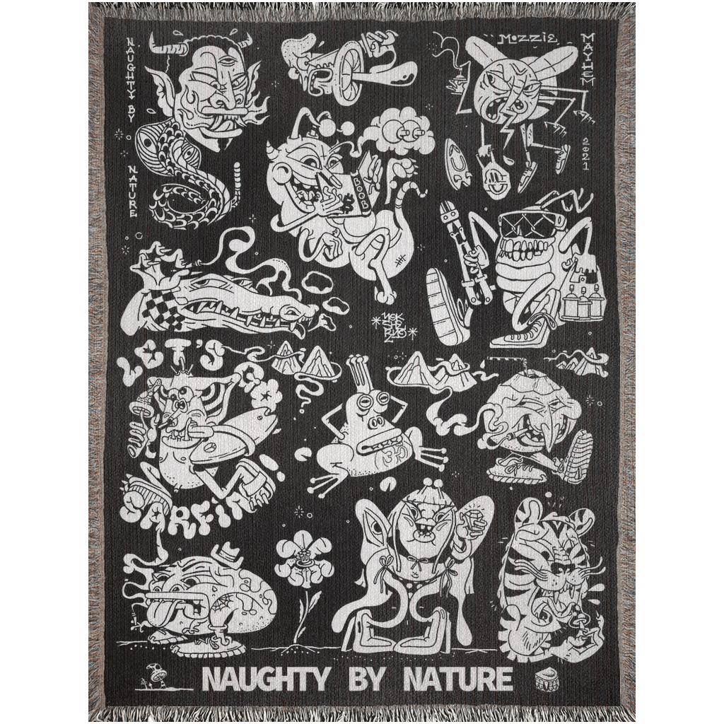 Naughty by Nature Woven Blankie