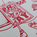 "Temple of Frivolous Wishes" Screenprint
